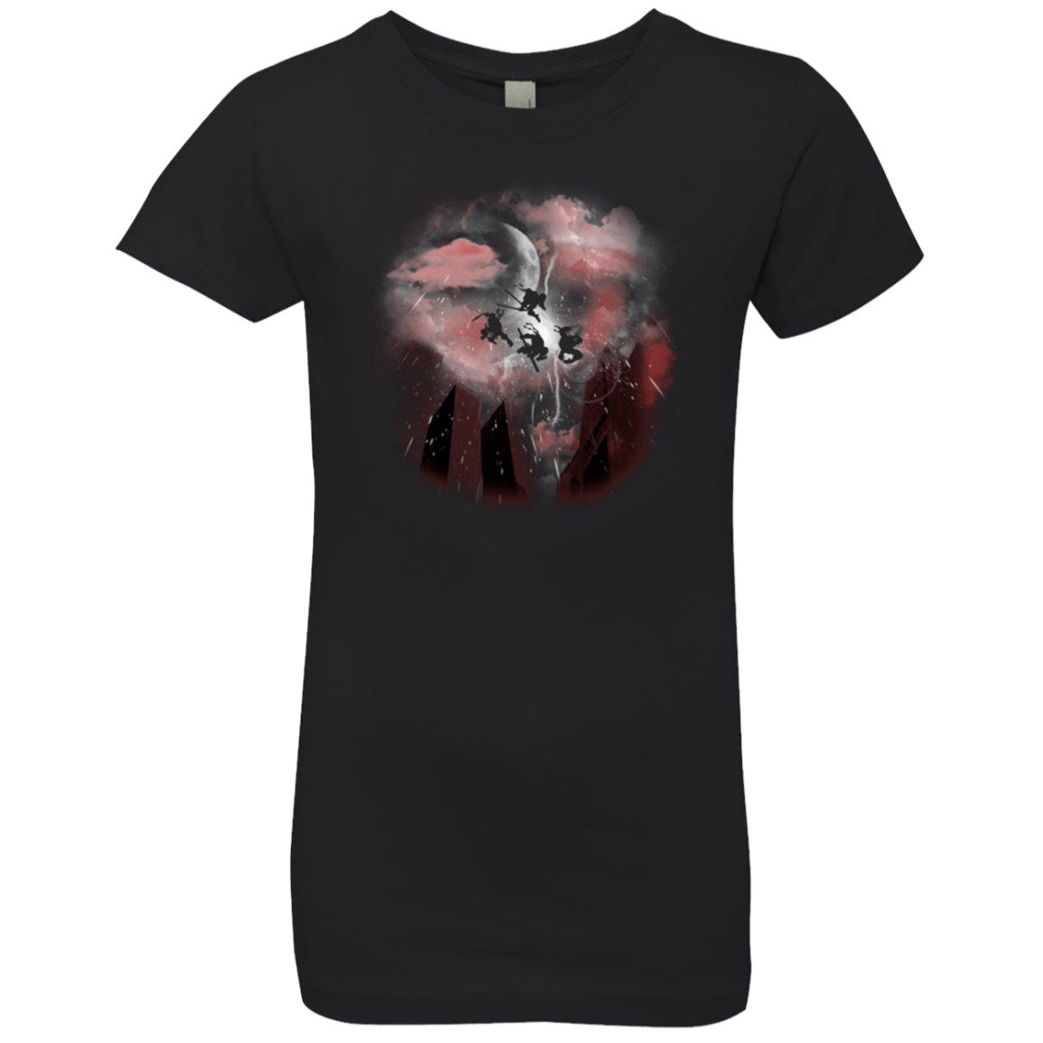 T-Shirts Black / YXS Night of the turtles Girls Premium T-Shirt