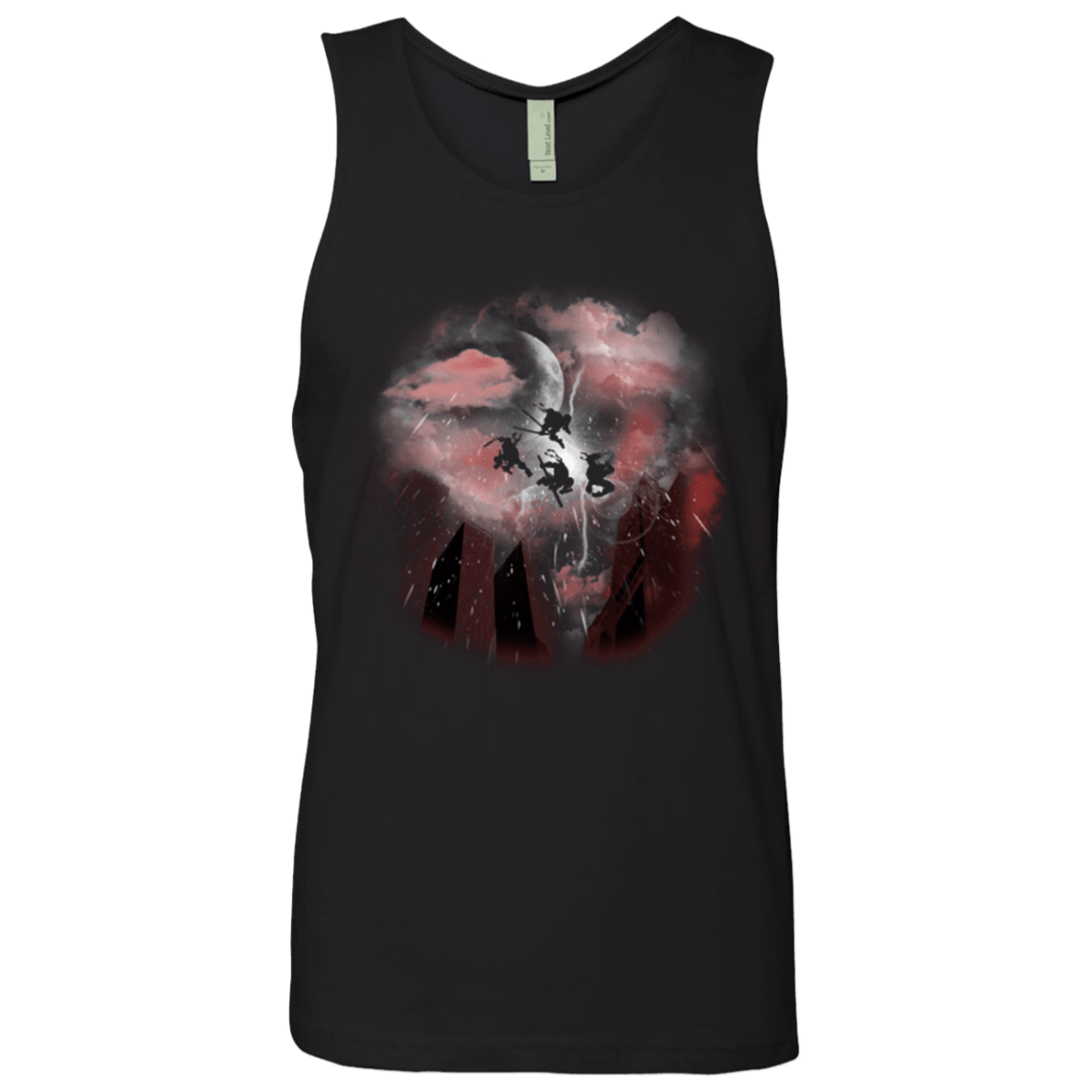 T-Shirts Black / Small Night of the turtles Men's Premium Tank Top