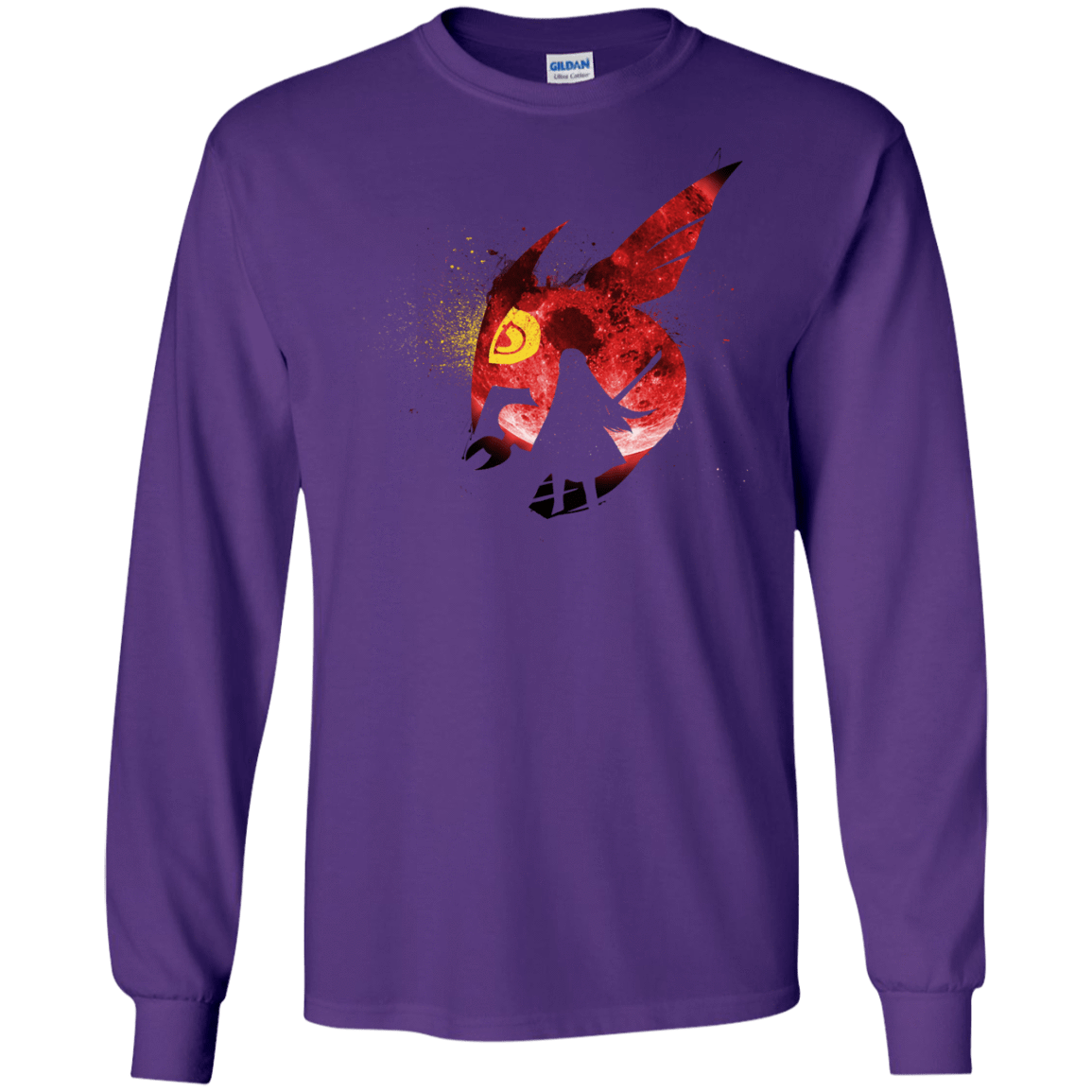T-Shirts Purple / S Night Reid Men's Long Sleeve T-Shirt