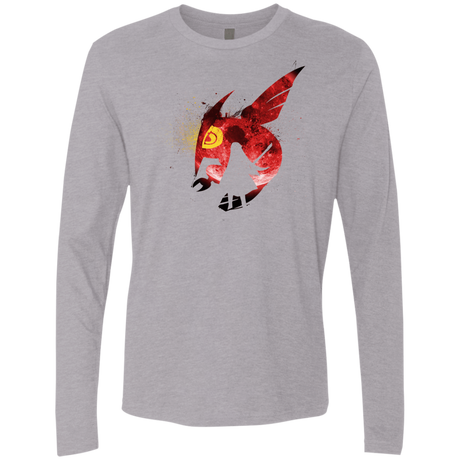 T-Shirts Heather Grey / S Night Reid Men's Premium Long Sleeve