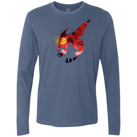T-Shirts Indigo / S Night Reid Men's Premium Long Sleeve