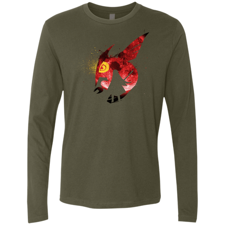 T-Shirts Military Green / S Night Reid Men's Premium Long Sleeve