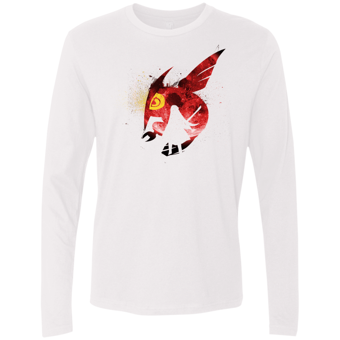 T-Shirts White / S Night Reid Men's Premium Long Sleeve