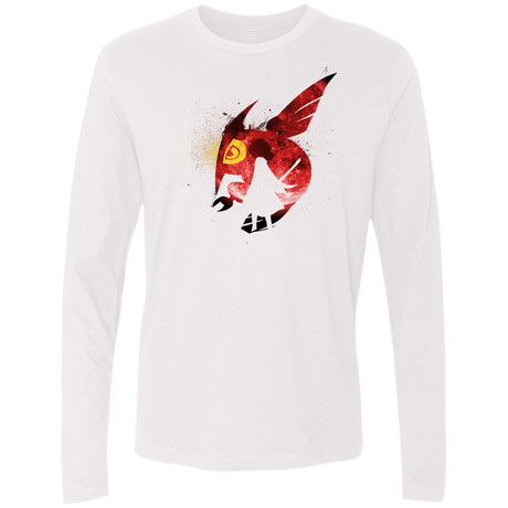 T-Shirts White / S Night Reid Men's Premium Long Sleeve