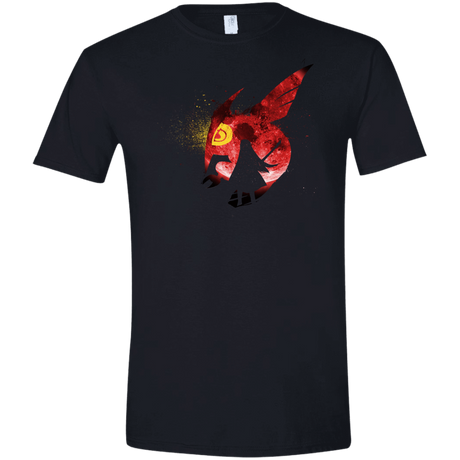 T-Shirts Black / X-Small Night Reid Men's Semi-Fitted Softstyle