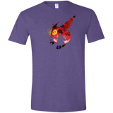 T-Shirts Heather Purple / S Night Reid Men's Semi-Fitted Softstyle