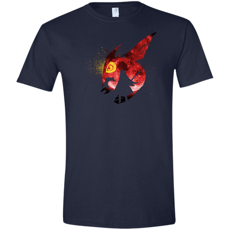 T-Shirts Navy / X-Small Night Reid Men's Semi-Fitted Softstyle