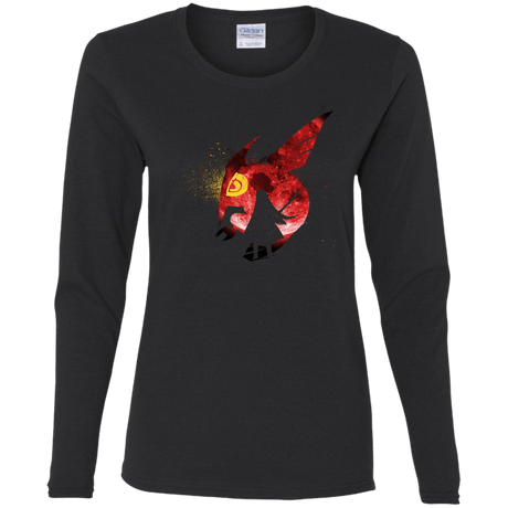 T-Shirts Black / S Night Reid Women's Long Sleeve T-Shirt