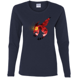 T-Shirts Navy / S Night Reid Women's Long Sleeve T-Shirt