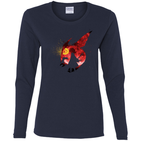 T-Shirts Navy / S Night Reid Women's Long Sleeve T-Shirt