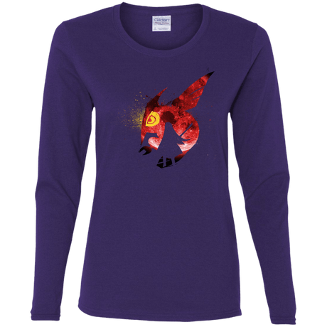 T-Shirts Purple / S Night Reid Women's Long Sleeve T-Shirt