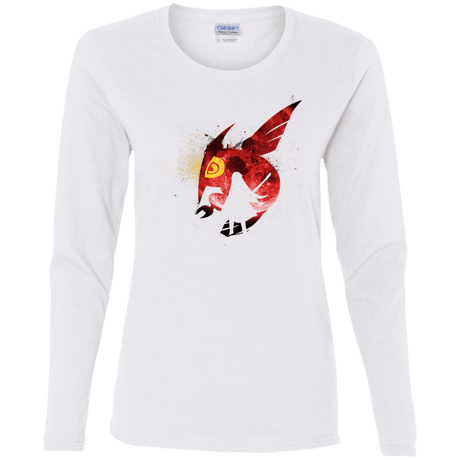 T-Shirts White / S Night Reid Women's Long Sleeve T-Shirt