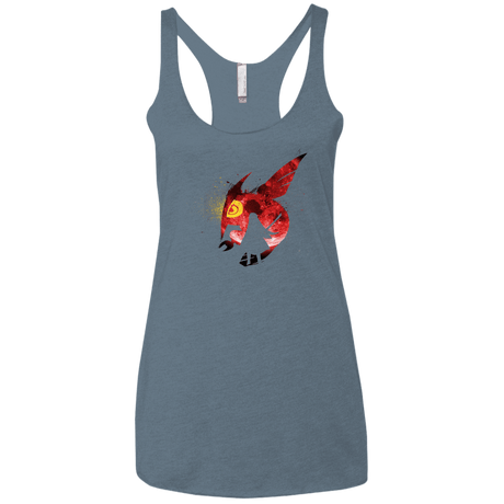 T-Shirts Indigo / X-Small Night Reid Women's Triblend Racerback Tank