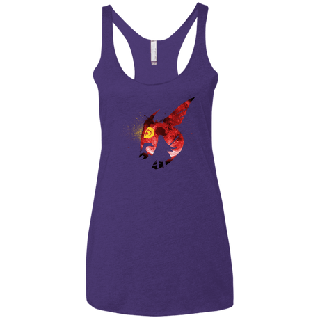 T-Shirts Purple Rush / X-Small Night Reid Women's Triblend Racerback Tank