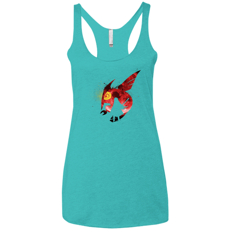 T-Shirts Tahiti Blue / X-Small Night Reid Women's Triblend Racerback Tank