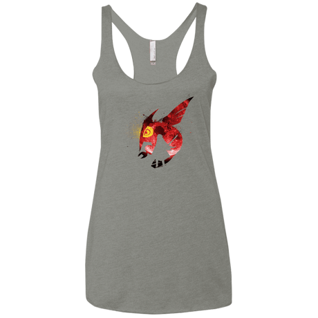 T-Shirts Venetian Grey / X-Small Night Reid Women's Triblend Racerback Tank