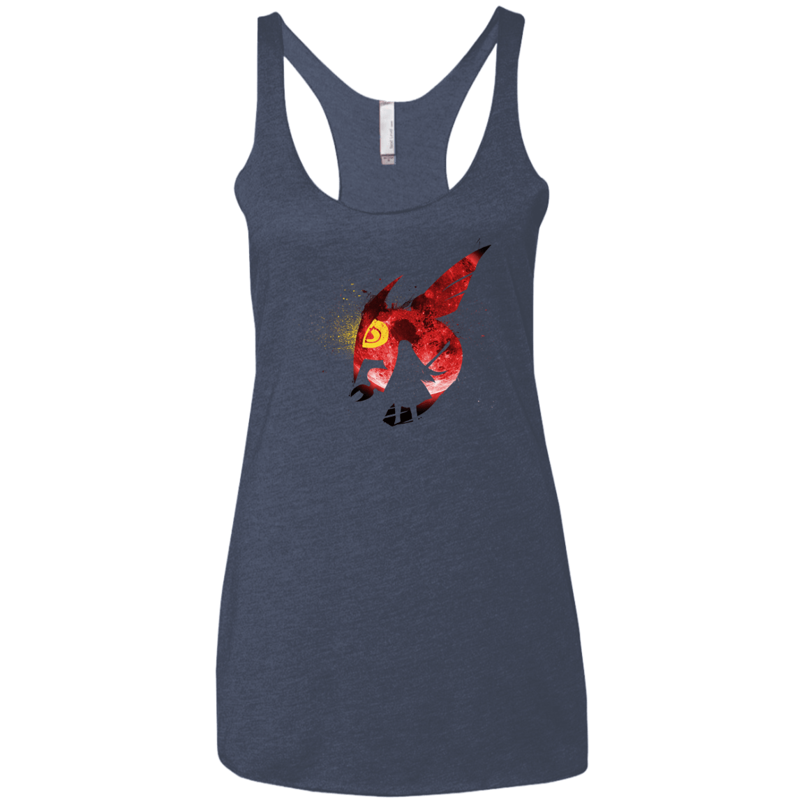 T-Shirts Vintage Navy / X-Small Night Reid Women's Triblend Racerback Tank