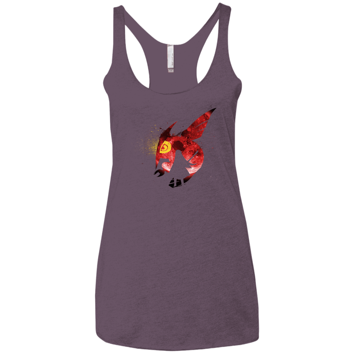T-Shirts Vintage Purple / X-Small Night Reid Women's Triblend Racerback Tank