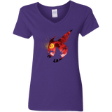 T-Shirts Purple / S Night Reid Women's V-Neck T-Shirt