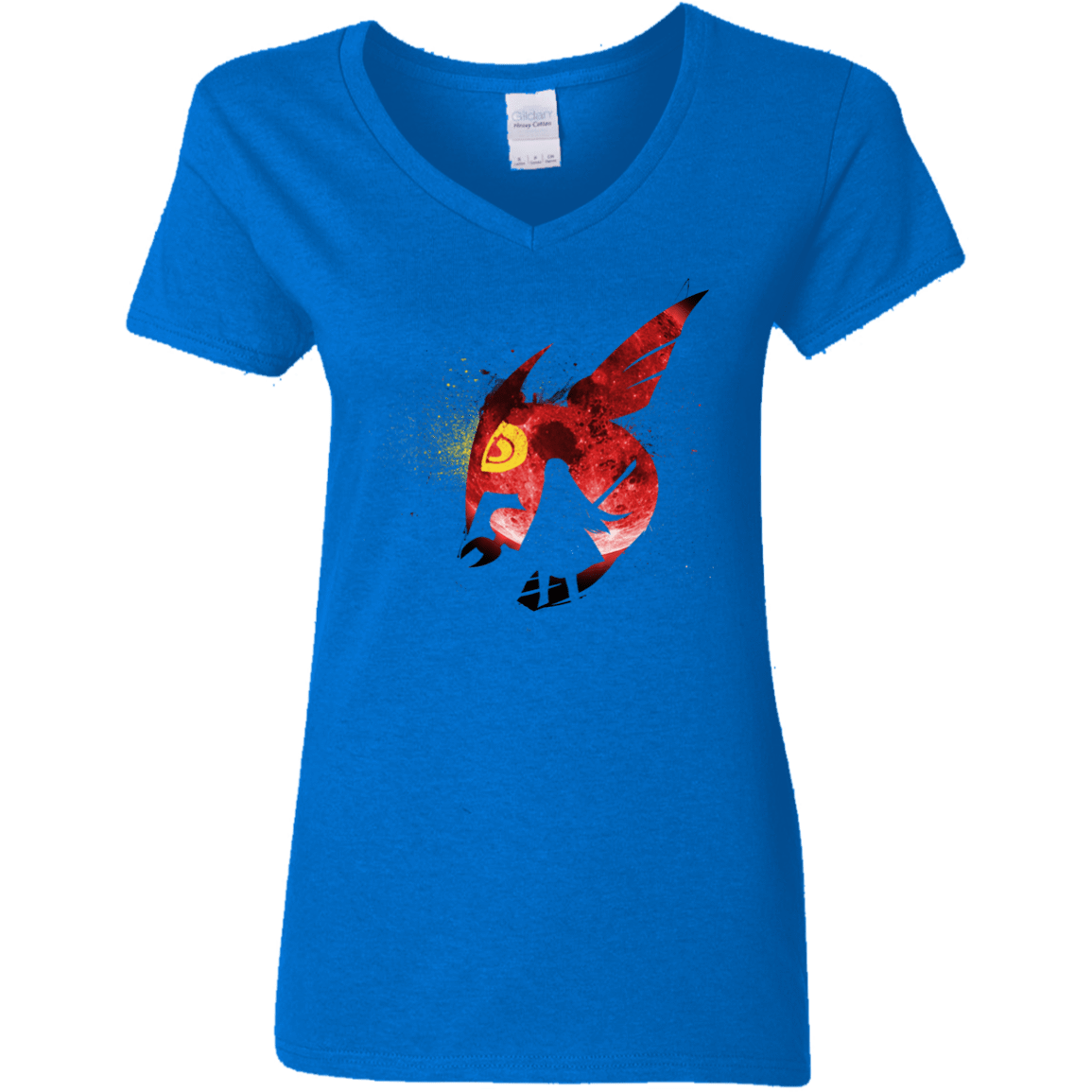 T-Shirts Royal / S Night Reid Women's V-Neck T-Shirt