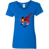 T-Shirts Royal / S Night Reid Women's V-Neck T-Shirt