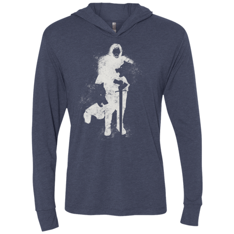 T-Shirts Vintage Navy / X-Small Night's watch Triblend Long Sleeve Hoodie Tee