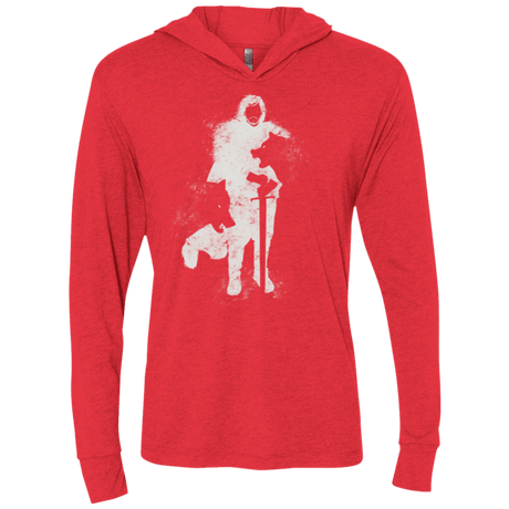 T-Shirts Vintage Red / X-Small Night's watch Triblend Long Sleeve Hoodie Tee