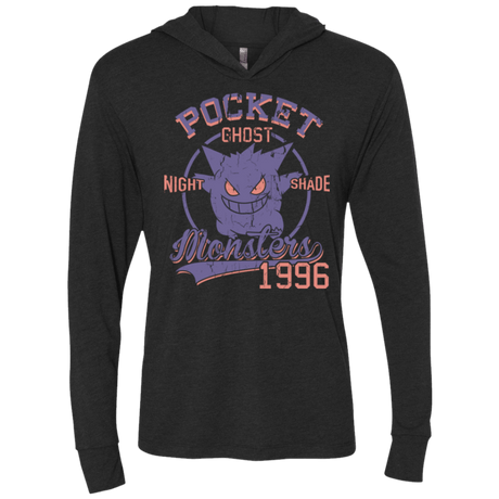 T-Shirts Vintage Black / X-Small Night Shade Triblend Long Sleeve Hoodie Tee