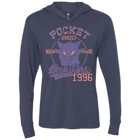 T-Shirts Vintage Navy / X-Small Night Shade Triblend Long Sleeve Hoodie Tee