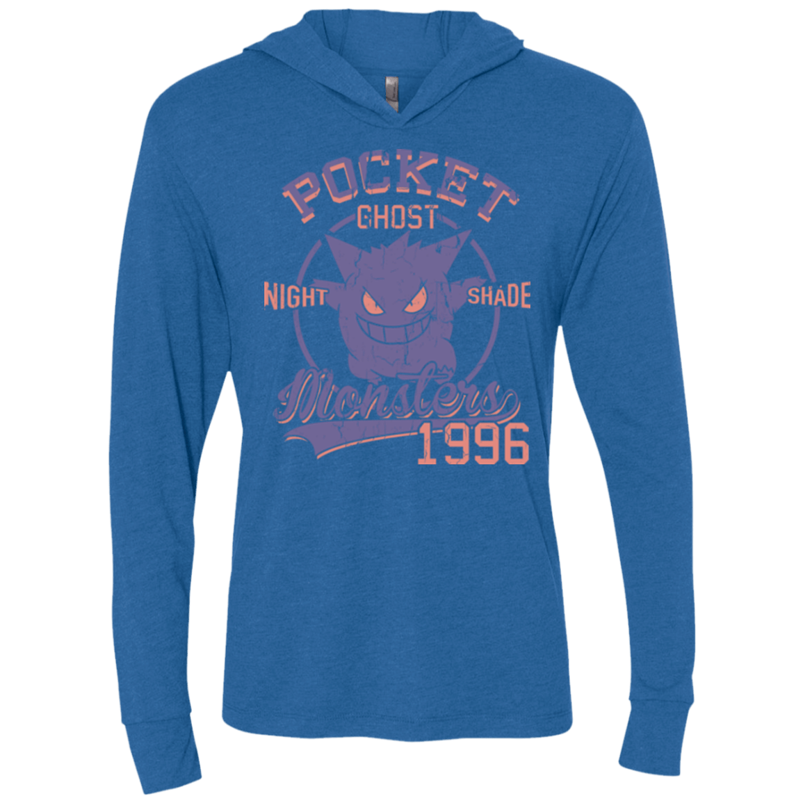 T-Shirts Vintage Royal / X-Small Night Shade Triblend Long Sleeve Hoodie Tee