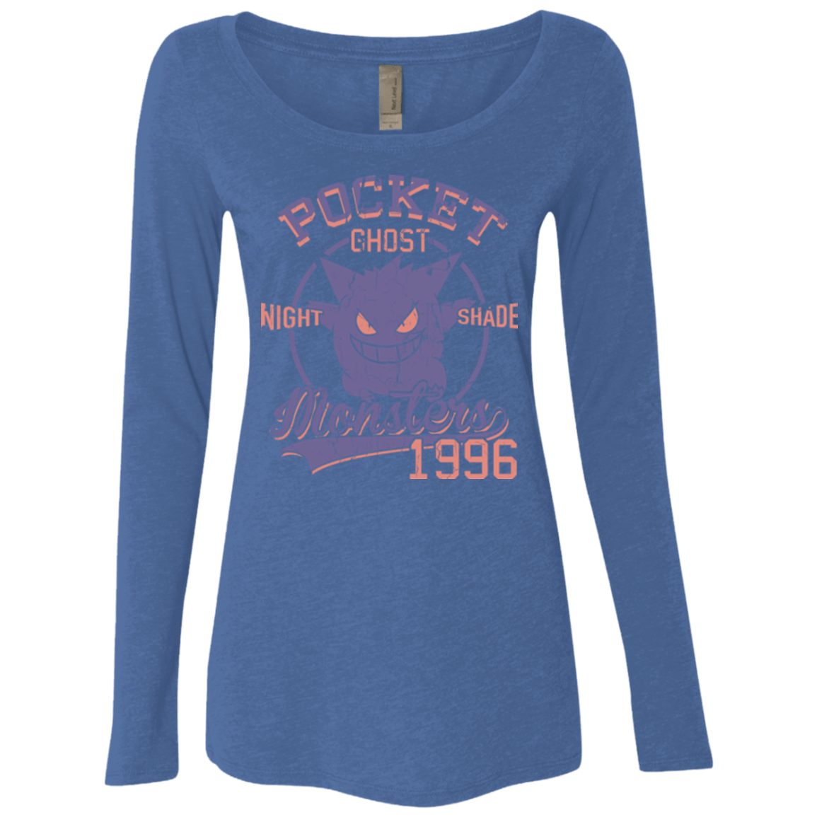 T-Shirts Vintage Royal / Small Night Shade Women's Triblend Long Sleeve Shirt