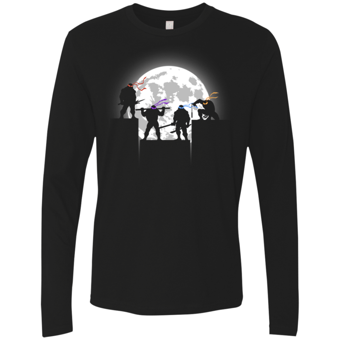 T-Shirts Black / Small Night Shadows Men's Premium Long Sleeve
