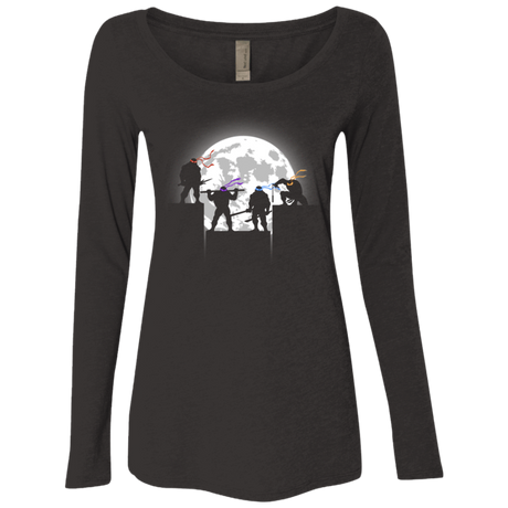 T-Shirts Vintage Black / Small Night Shadows Women's Triblend Long Sleeve Shirt