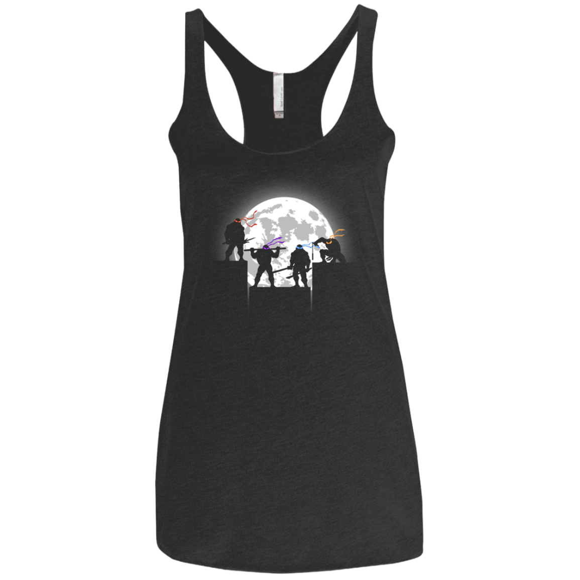 T-Shirts Vintage Black / X-Small Night Shadows Women's Triblend Racerback Tank
