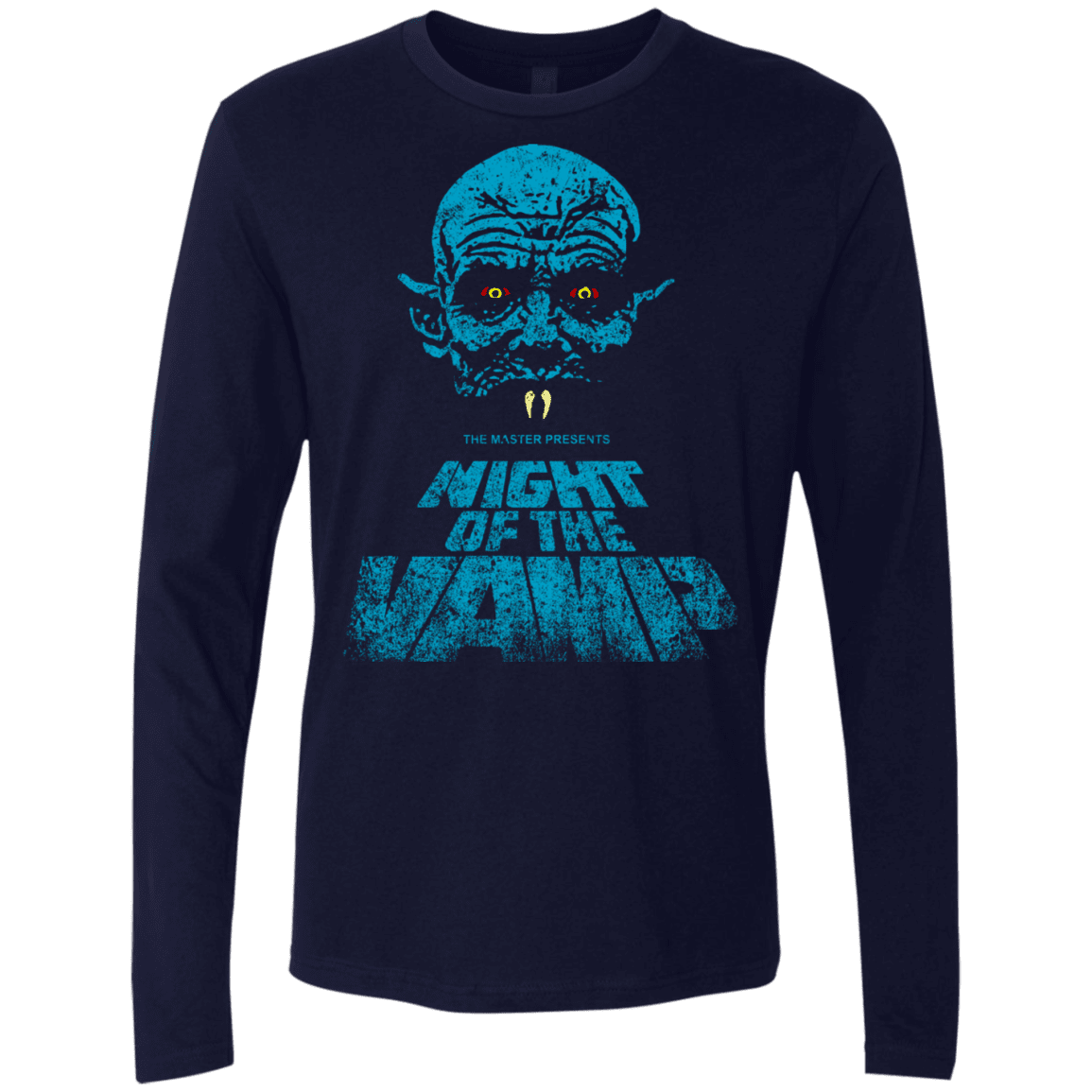 T-Shirts Midnight Navy / S Night Vamp Men's Premium Long Sleeve