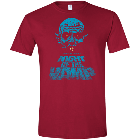 T-Shirts Cardinal Red / S Night Vamp Men's Semi-Fitted Softstyle