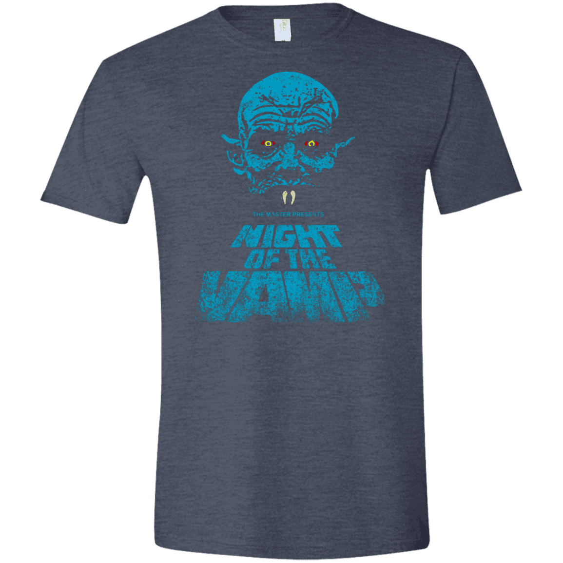 T-Shirts Heather Navy / S Night Vamp Men's Semi-Fitted Softstyle