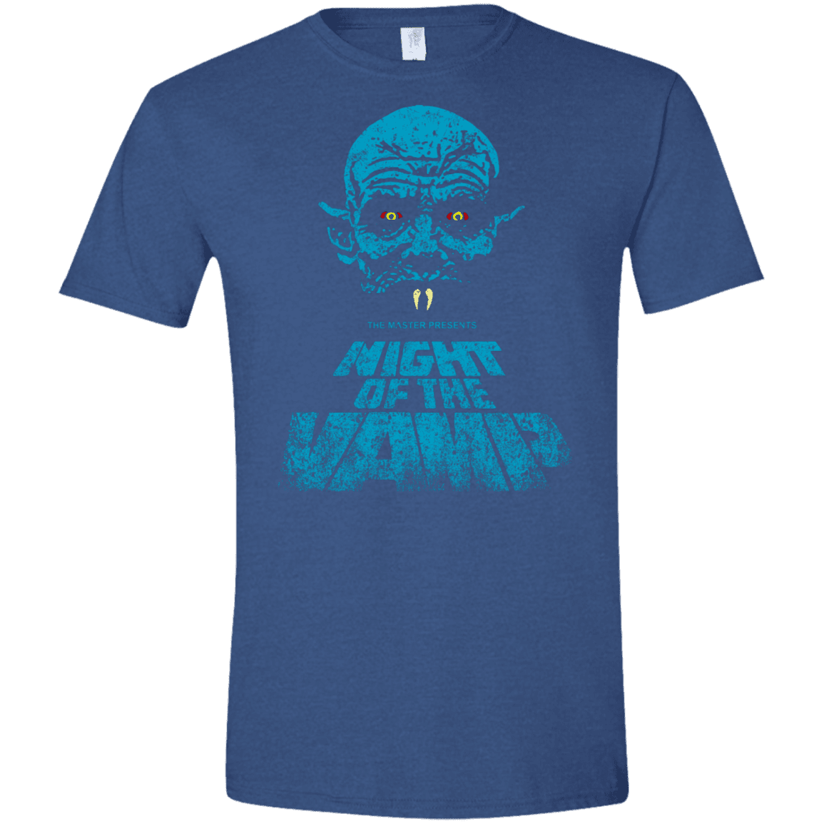 T-Shirts Heather Royal / X-Small Night Vamp Men's Semi-Fitted Softstyle