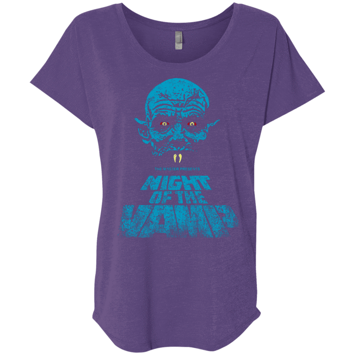 T-Shirts Purple Rush / X-Small Night Vamp Triblend Dolman Sleeve