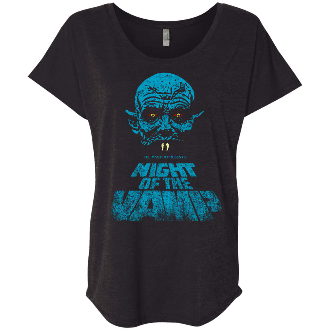 T-Shirts Vintage Black / X-Small Night Vamp Triblend Dolman Sleeve