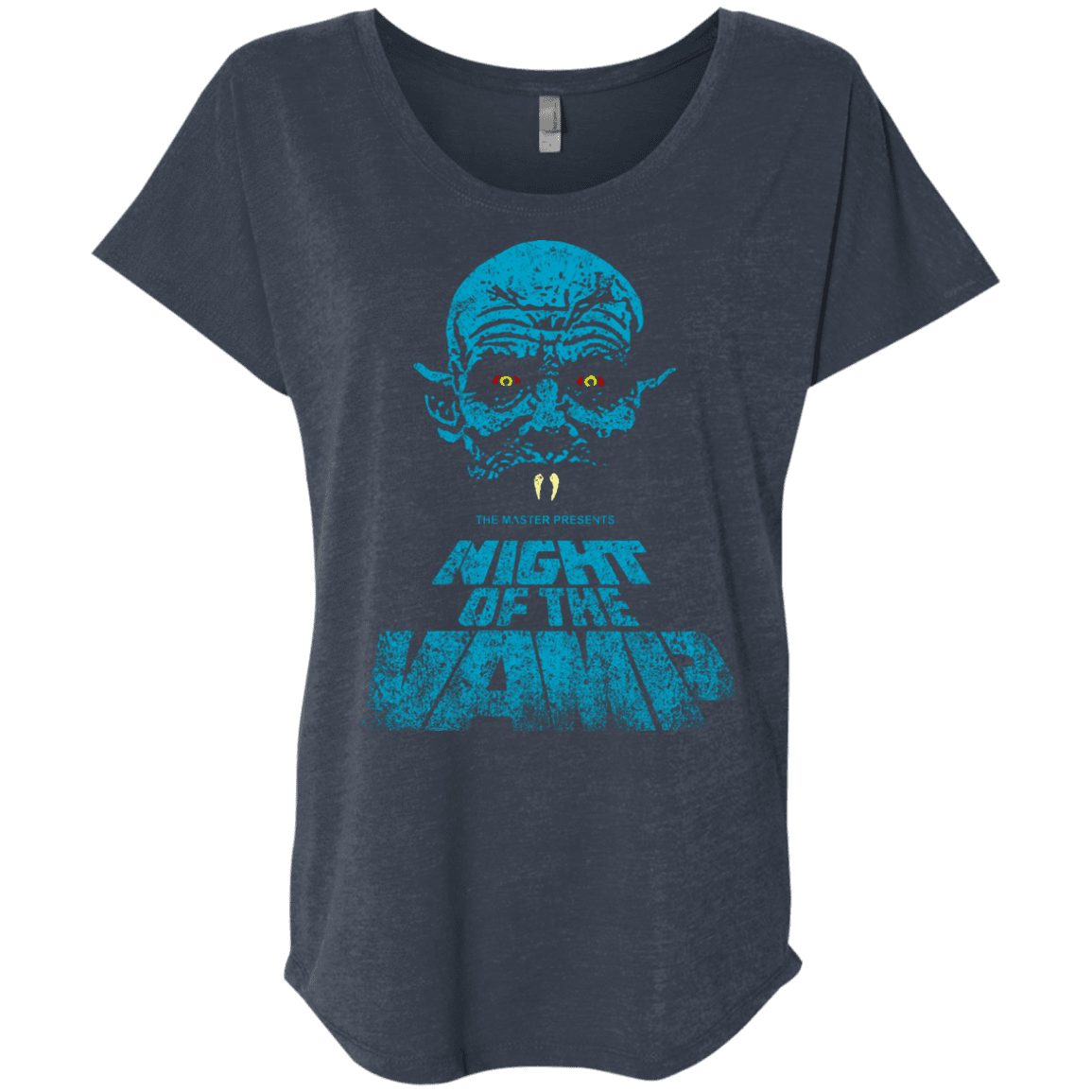 T-Shirts Vintage Navy / X-Small Night Vamp Triblend Dolman Sleeve