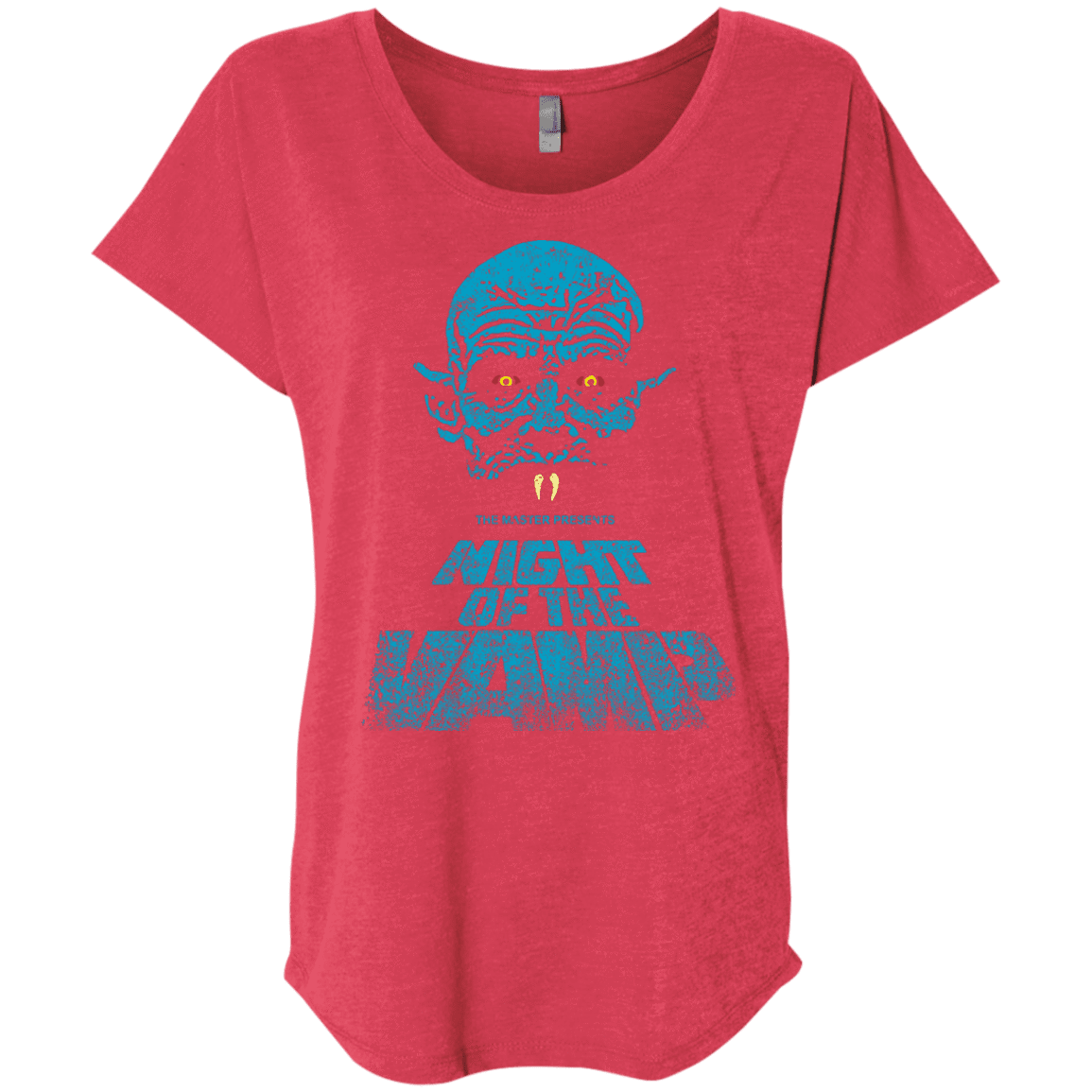 T-Shirts Vintage Red / X-Small Night Vamp Triblend Dolman Sleeve