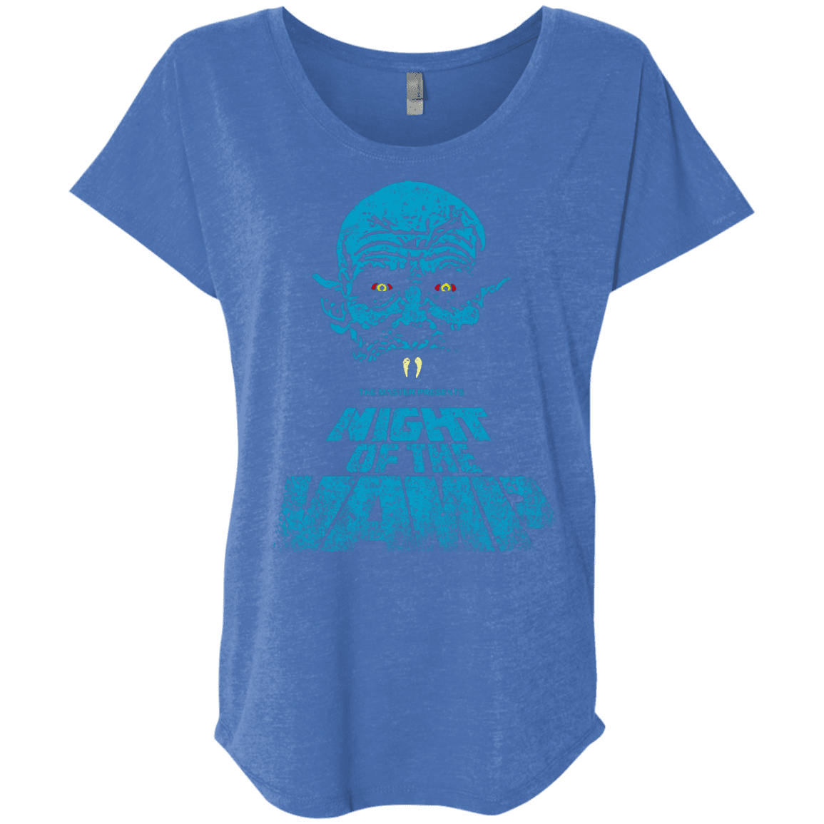 T-Shirts Vintage Royal / X-Small Night Vamp Triblend Dolman Sleeve