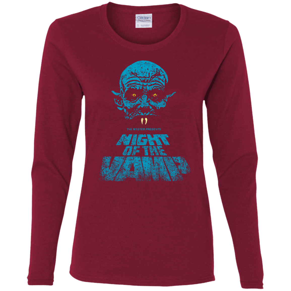 T-Shirts Cardinal / S Night Vamp Women's Long Sleeve T-Shirt