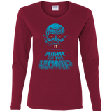 T-Shirts Cardinal / S Night Vamp Women's Long Sleeve T-Shirt