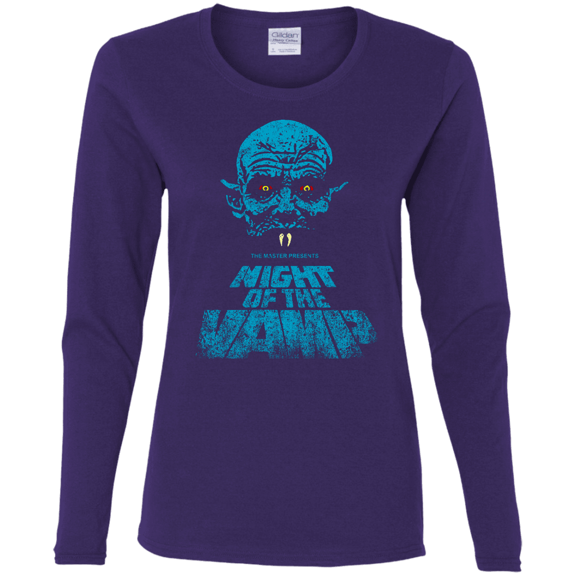 T-Shirts Purple / S Night Vamp Women's Long Sleeve T-Shirt