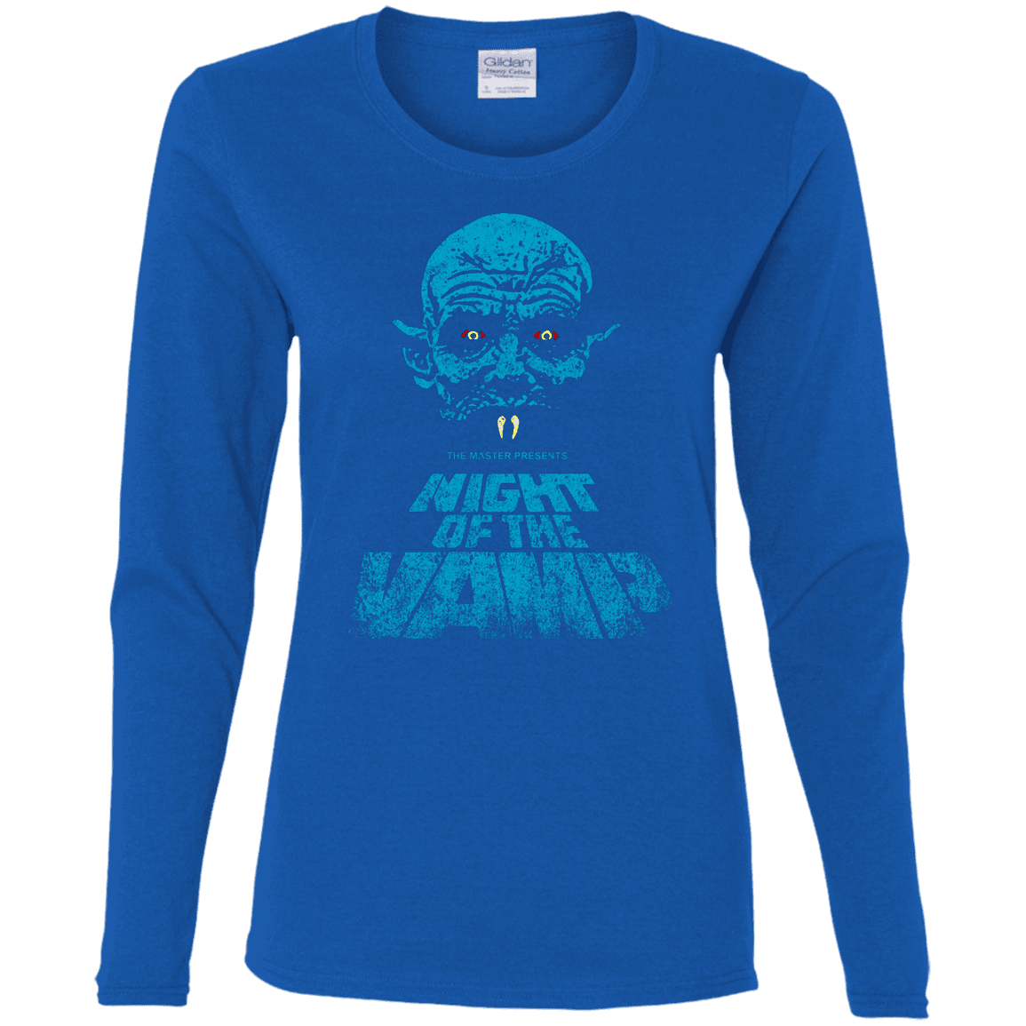 T-Shirts Royal / S Night Vamp Women's Long Sleeve T-Shirt