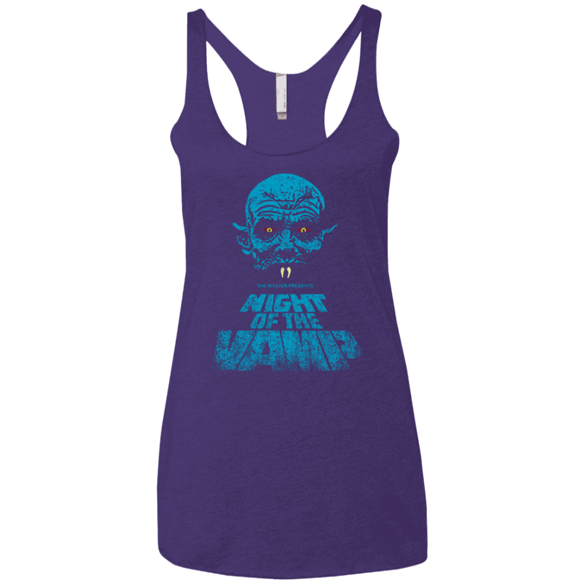 T-Shirts Purple Rush / X-Small Night Vamp Women's Triblend Racerback Tank