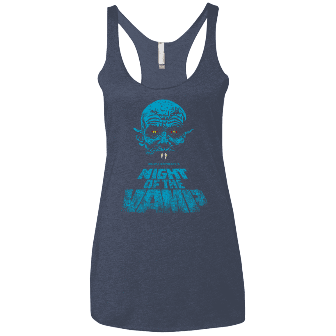T-Shirts Vintage Navy / X-Small Night Vamp Women's Triblend Racerback Tank