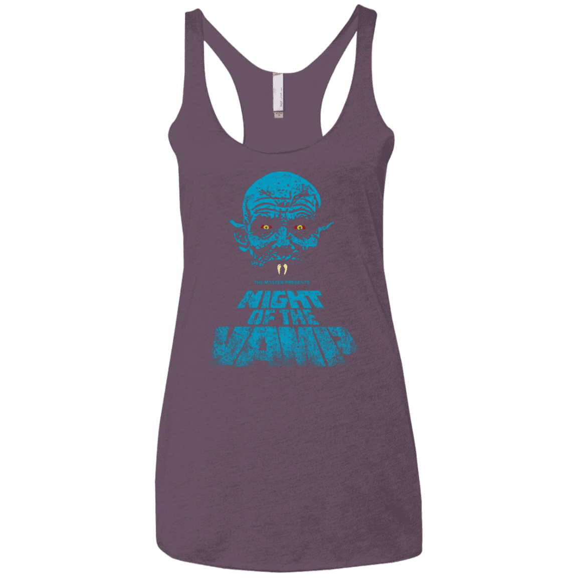 T-Shirts Vintage Purple / X-Small Night Vamp Women's Triblend Racerback Tank